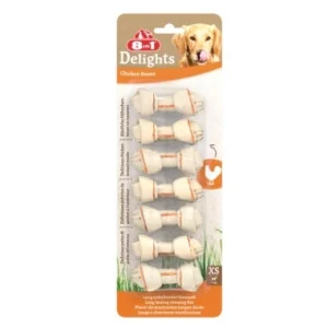 Mini Os de Poulet pour chiens 8in1 Delights