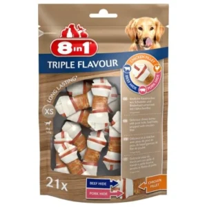 Os de Poulet Petit 8in1 Delights pour chien