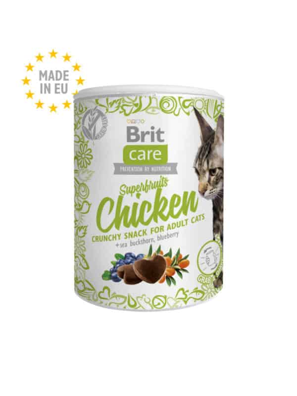 Brit Care Cat Snack - Superfruits - Chicken 100g