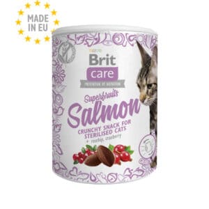 Brit Care Cat Snack - Superfruits Salmon 100g