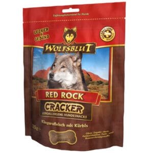 WOLFSBLUT Cracker Red Rock - Kangourou avec Potiron 225g