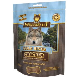 WOLFSBLUT Cracker Cold River - Truite avec Patate Douce 225g