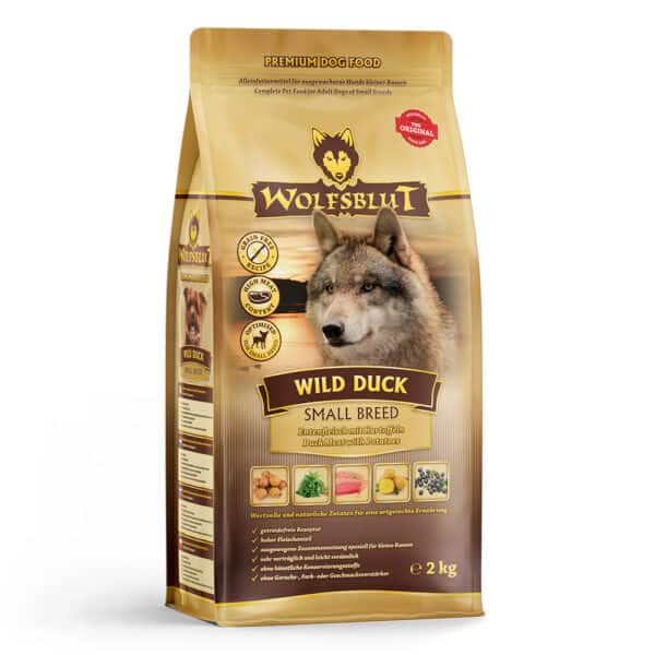 WOLFSBLUT Wild Duck Small Breed - Canard avec Pomme de Terre