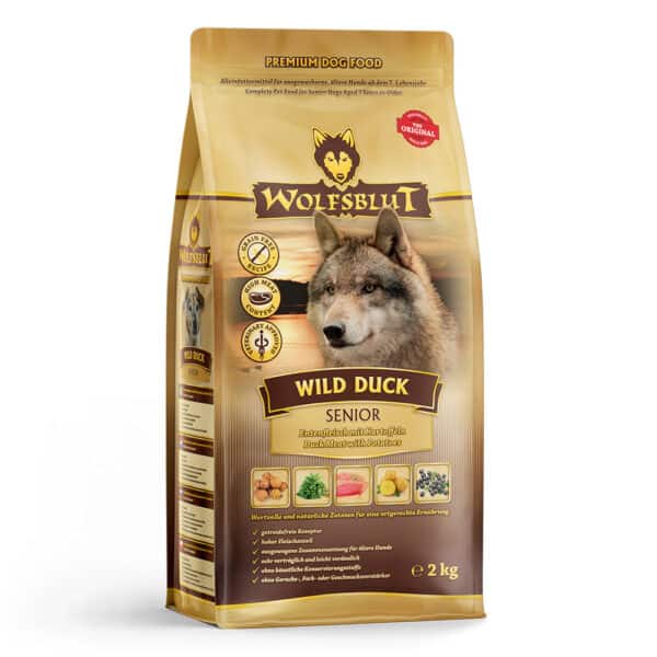 WOLFSBLUT Senior Wild Duck - Canard avec Pomme de Terre