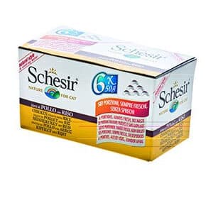 SCHESIR Filets de Poulet Multipack 6X50g