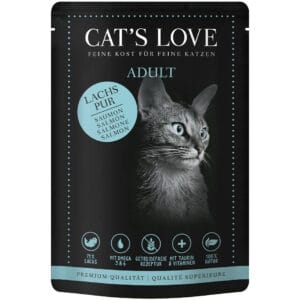 CAT'S LOVE Adulte Saumon Pur 85g