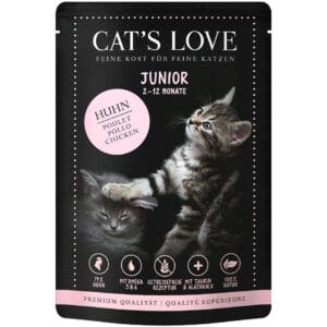 CAT'S LOVE Junior au Poulet Pur 85g