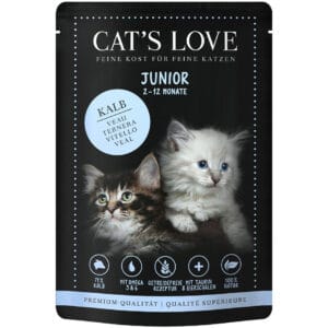 CAT'S LOVE Junior Veau Pur 85g