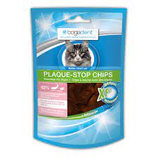 BOGADENT Plaque-Stop Chips Poisson pour chat