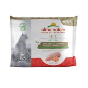 ALMO NATURE Sachet HFC Natural Cat Mega Pack Poulet Crevettes 55g