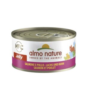 ALMO HFC Jelly Cat Saumon et Poulet 70g