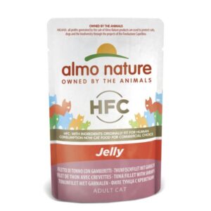 ALMO HFC Jelly Cat Thon Crevettes 55g