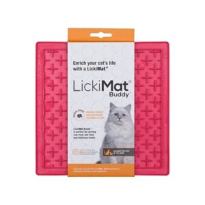 LICKIMAT Buddy Gamelle pour Chats Rose