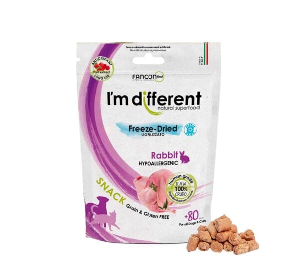 I'M DIFFERENT Snack Treats Rabbit 40g